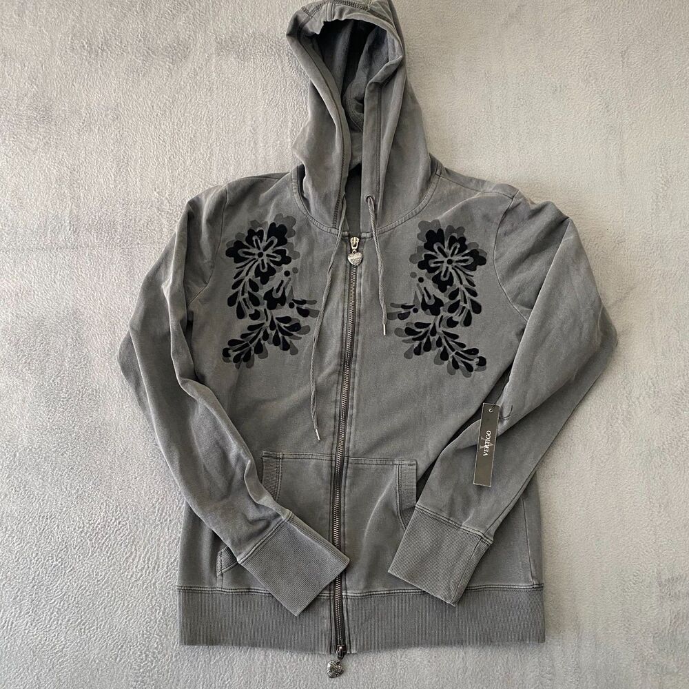 Women's Vertigo Y2k Style Hoodie Size M